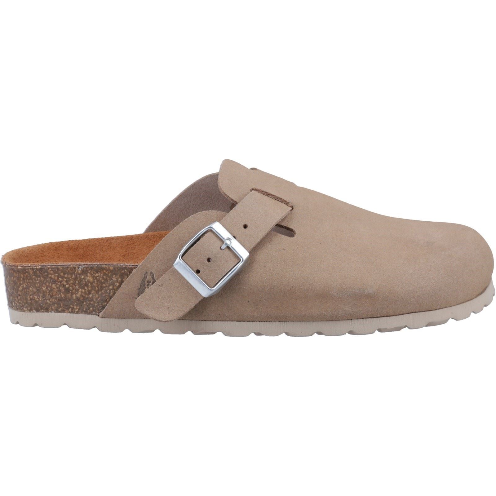 Hush Puppies Bailey Femmes Suédoises Mules Taupe