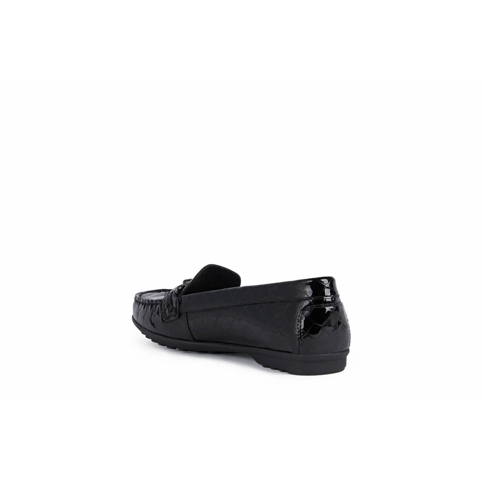 Geox Elidia Chaussures Mocassins En Cuir De Vache Pour Femmes, Couleur Bordeaux Foncé