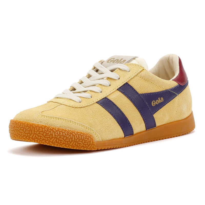 Gola Elan Chaussures De Sport Pour Femmes Jaunes En Suède