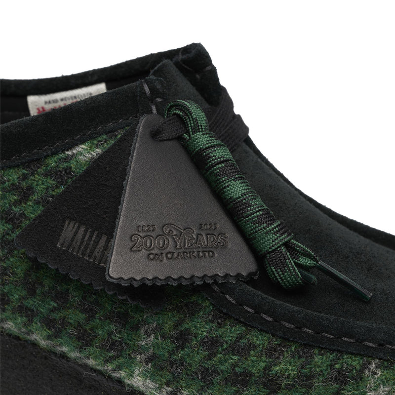 Clarks Originals Wallabee Chaussures Hommes En Textile Vert