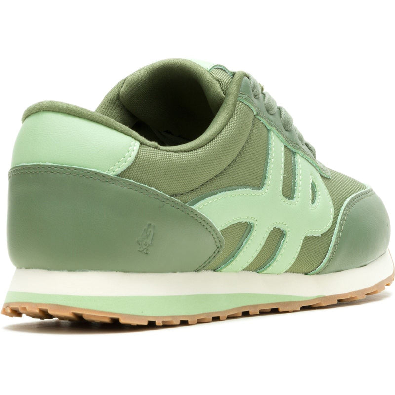 Hush Puppies Seventy8 Baskets En Cuir Pour Femme Couleur Olive