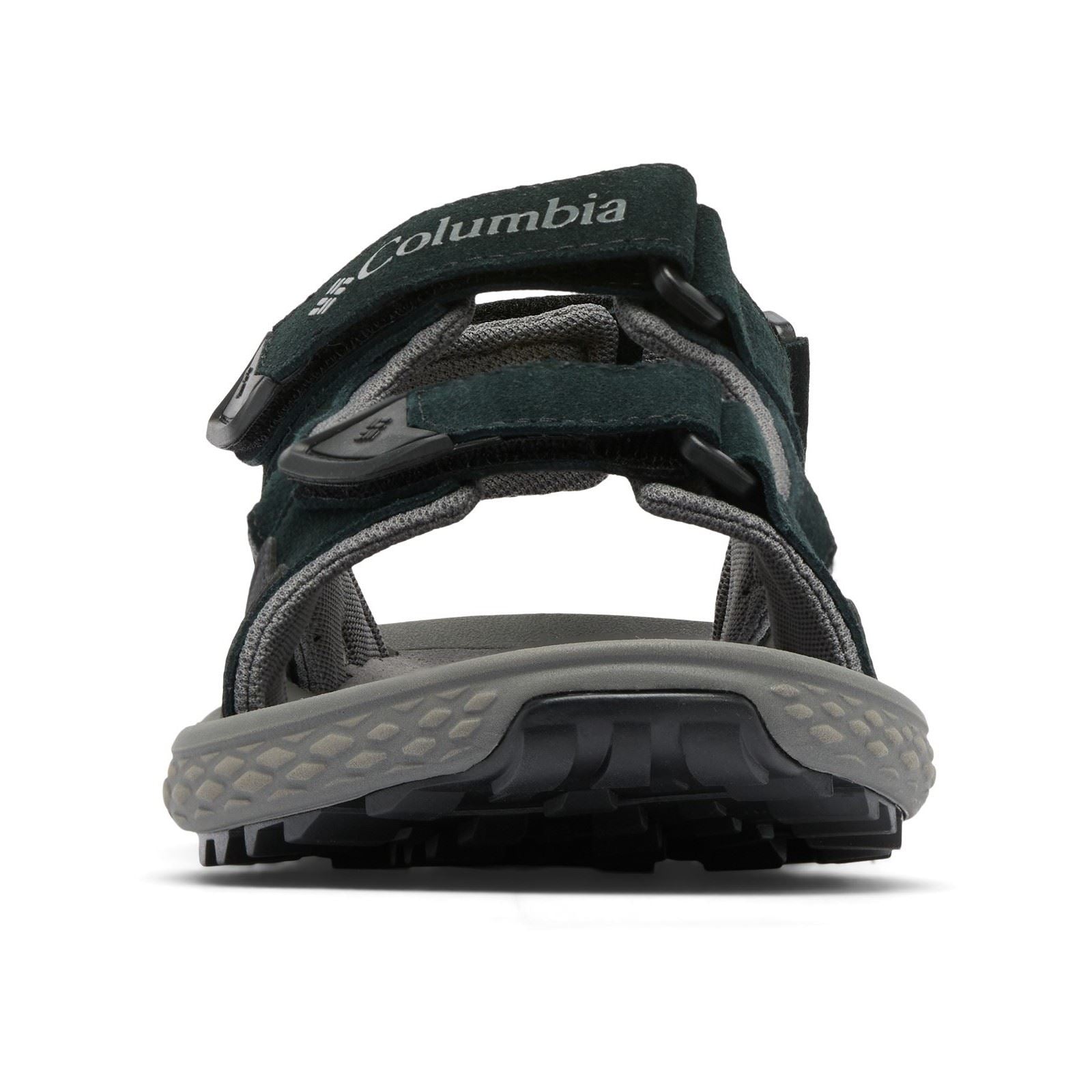 Columbia Konos Hiker 3-Strap Sandales Noires En Polyester Pour Homme