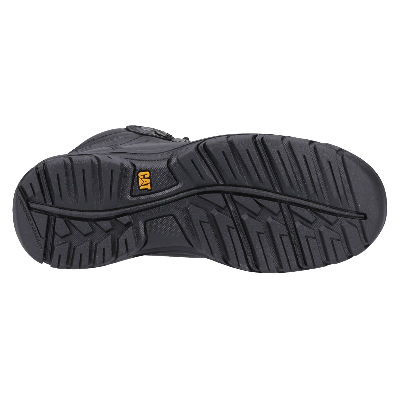 Caterpillar  Bottes De Sécurité Noires En Cuir Pour Femmes Mae