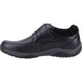 Hush Puppies Douglas Chaussures Mocassins Noires Pour Hommes En Cuir
