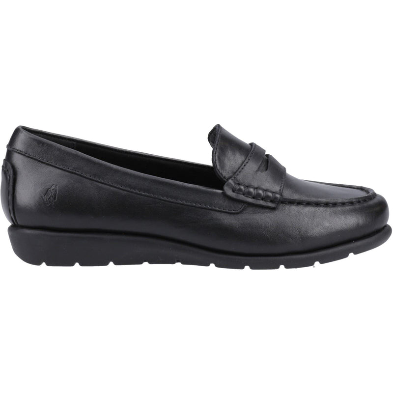 Hush Puppies Shelby Mocassins Noirs Pour Femmes En Cuir