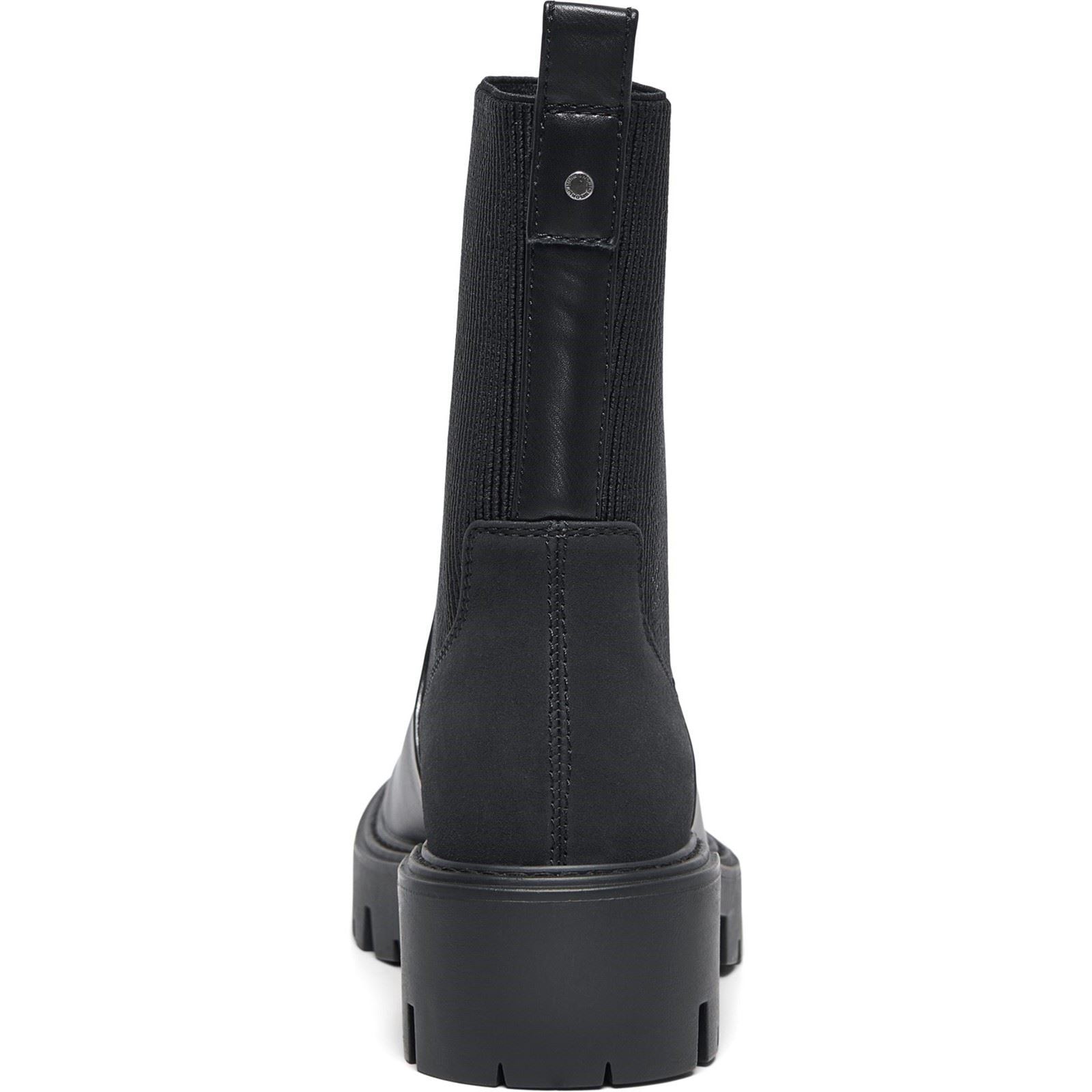 ONLY BETTY-7 Bottes À Talons Noires En Mélange De Polyester Pour Femmes
