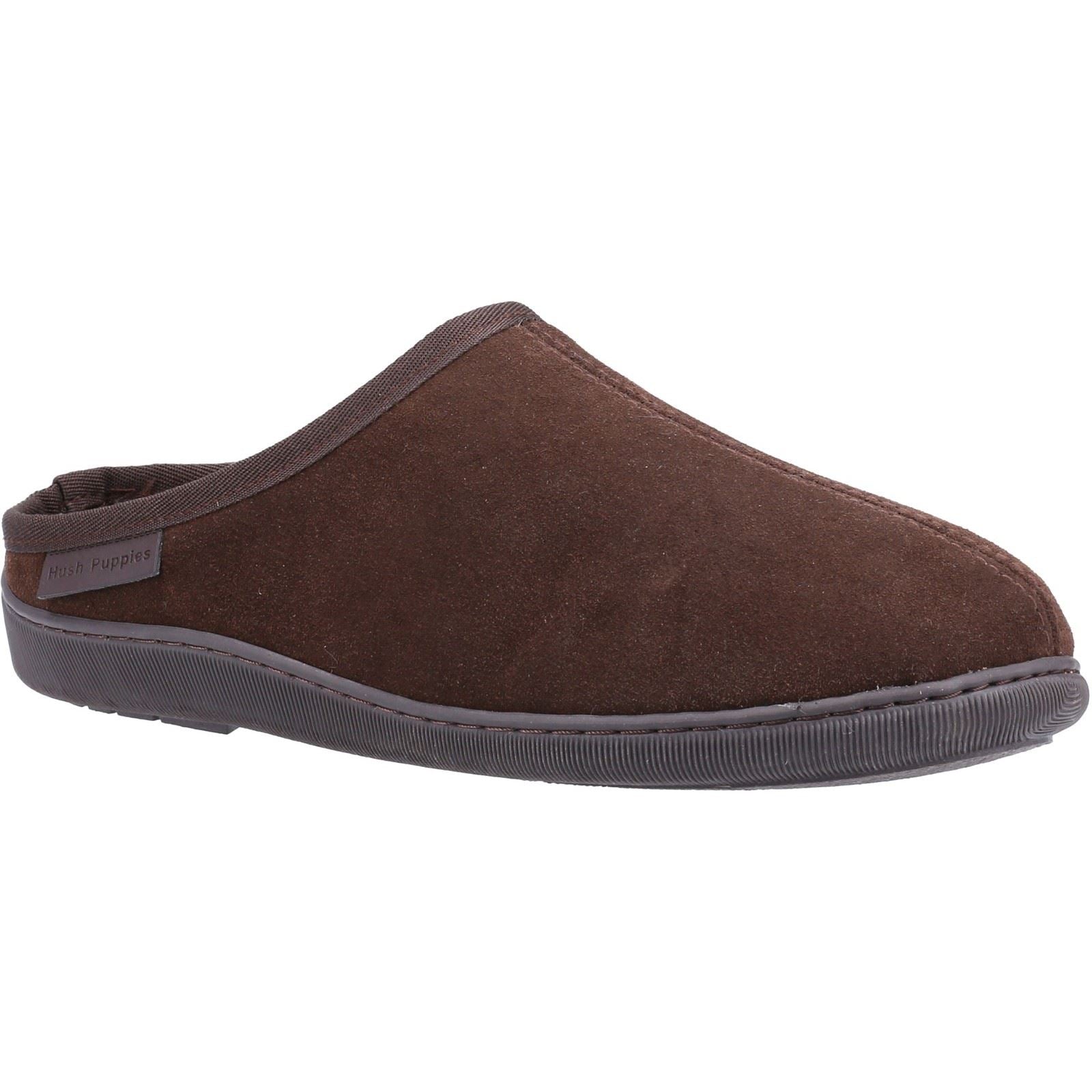 Hush Puppies Ashton Pantoufles Pour Hommes En Daim Marron
