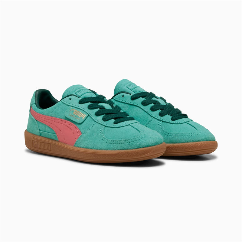Puma Palermo Baskets En Cuir Aqua