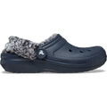 Crocs Classic Fleece Lined Sabots En Thermoplastique Bleu Marine