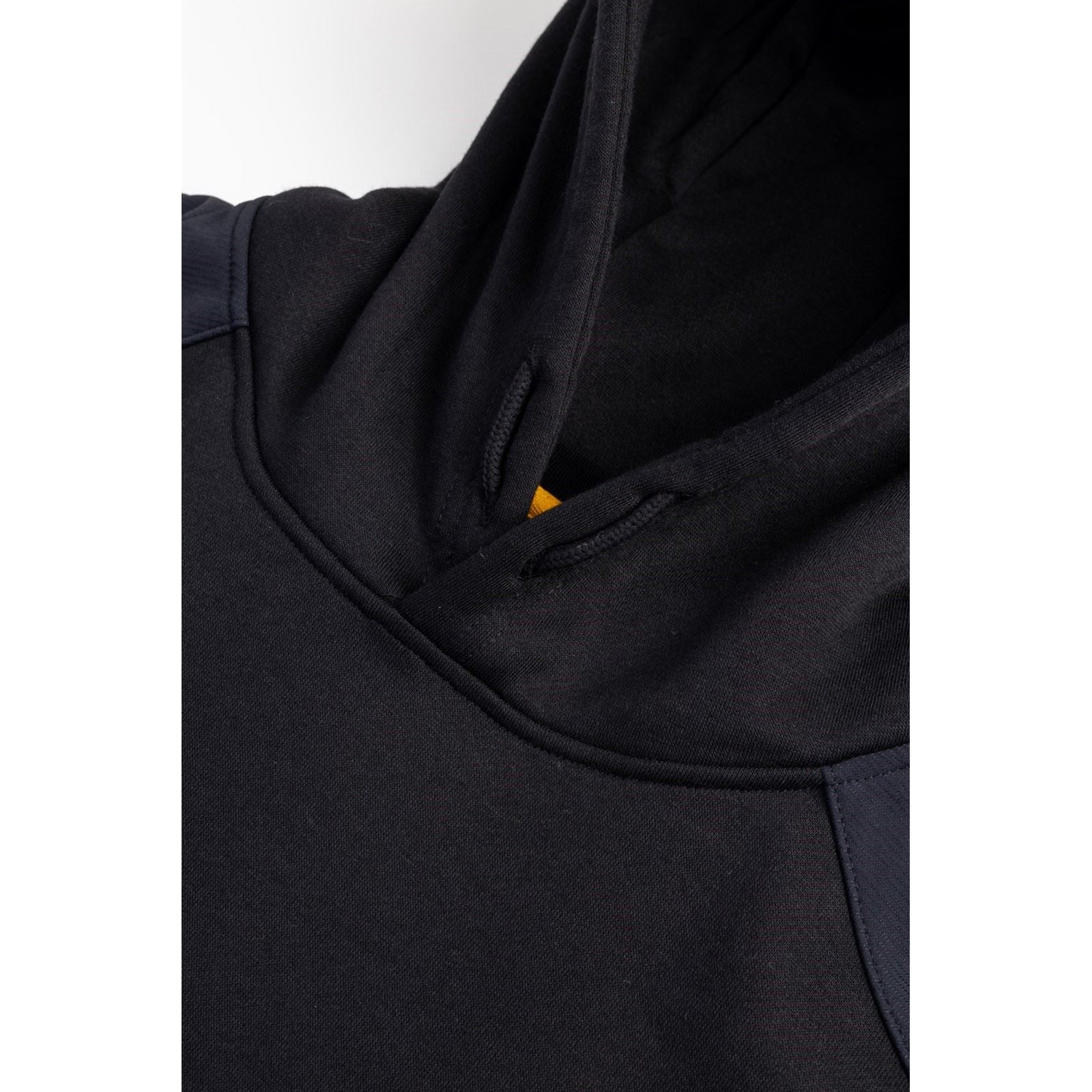 Caterpillar Essentials Sweat À Capuche Noir En Polyester Pour Homme