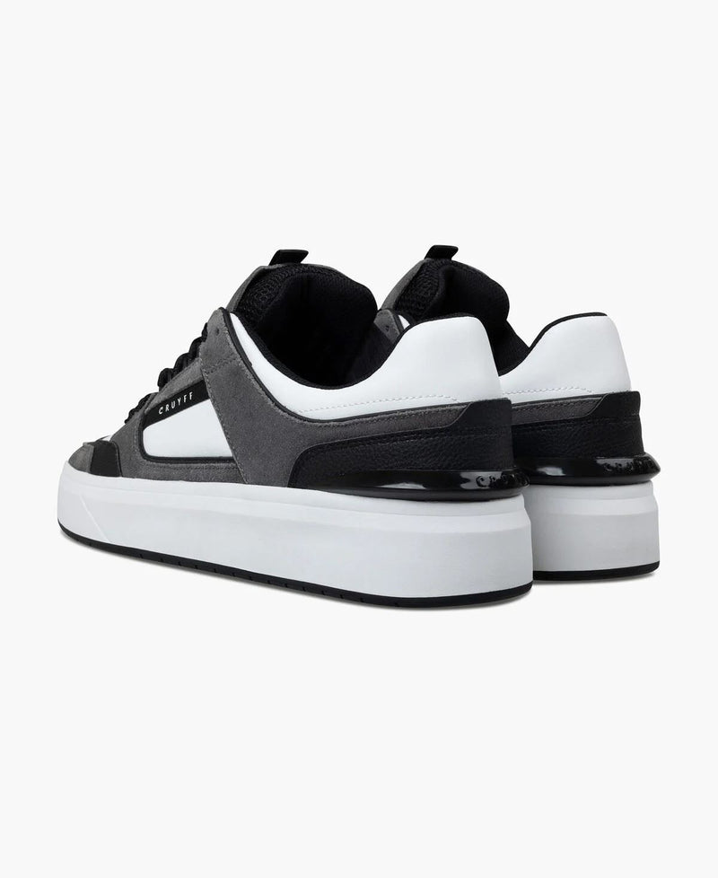 Cruyff Kickturn Baskets Grises Pour Hommes En Cuir
