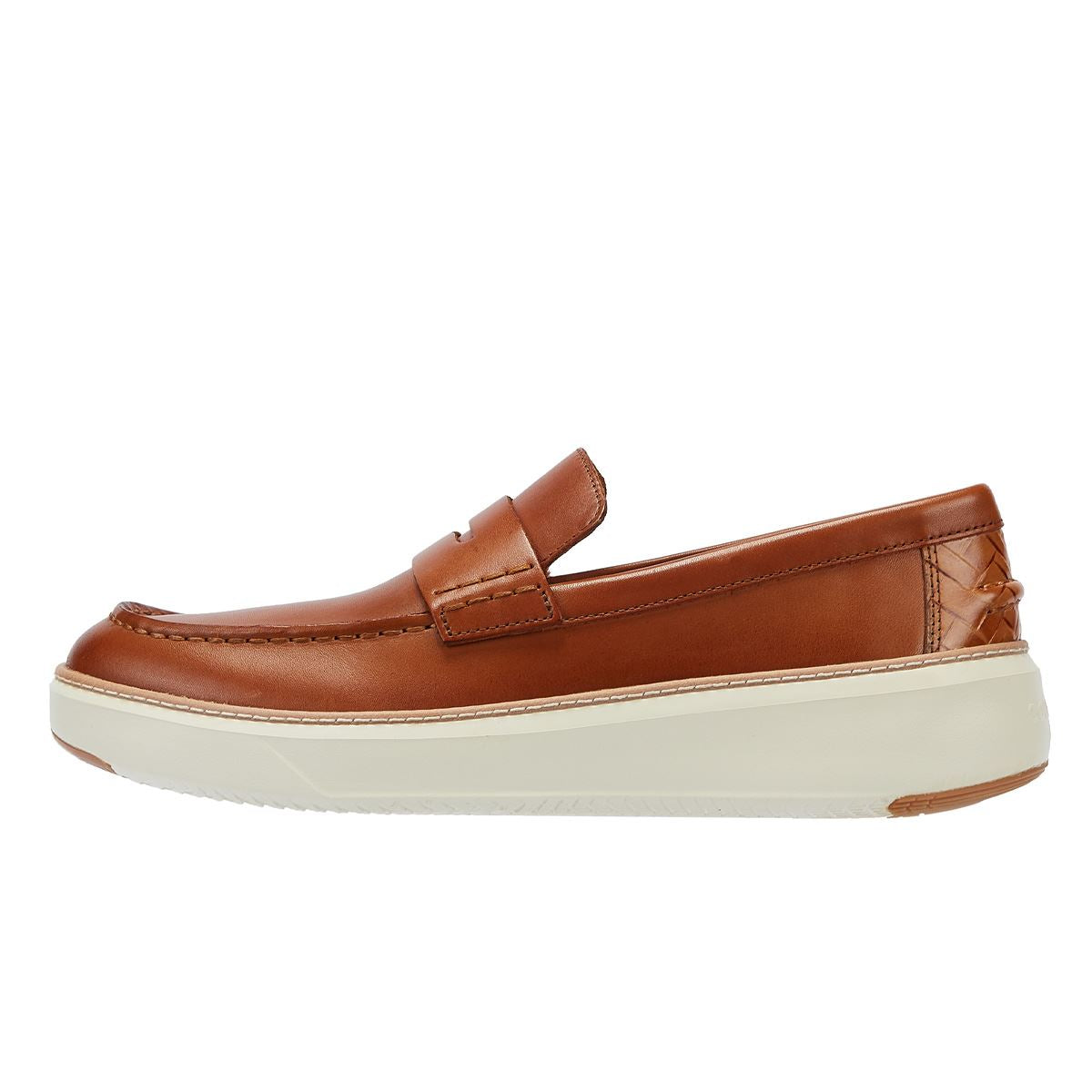 Cole Haan Mocassins En Cuir Pour Hommes Couleur Brune