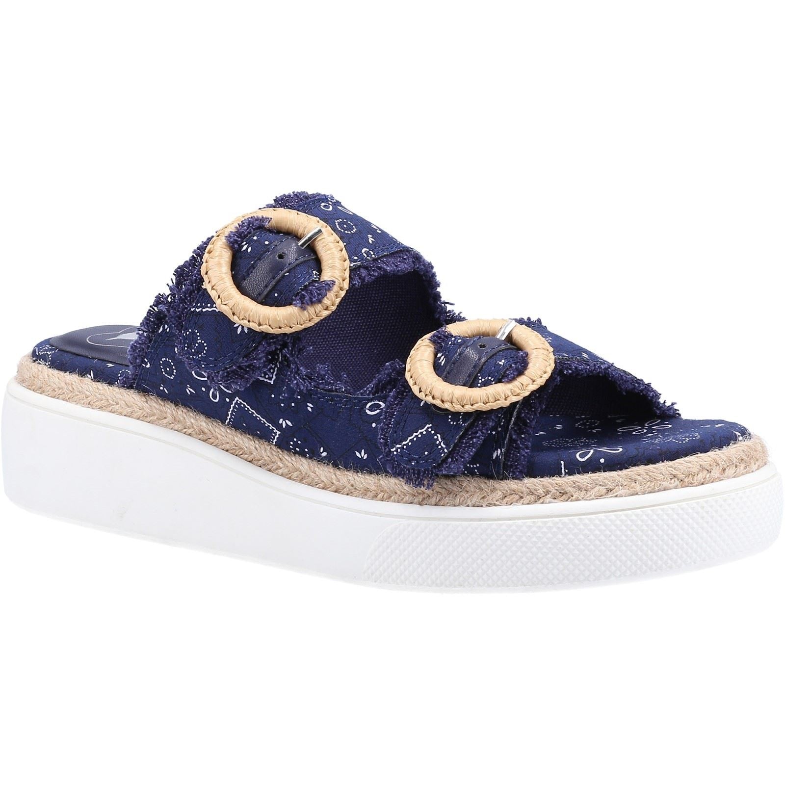 Rocket Dog Rocket Dog Favor Sandales Pour Femmes En Synthétique De Couleur Marine