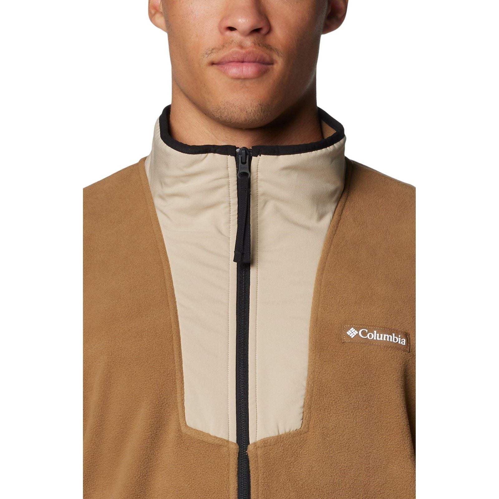 Columbia Sequoia Grove Half Zip Fleece Pulls À Col Zippé Marron En Polyester Pour Homme