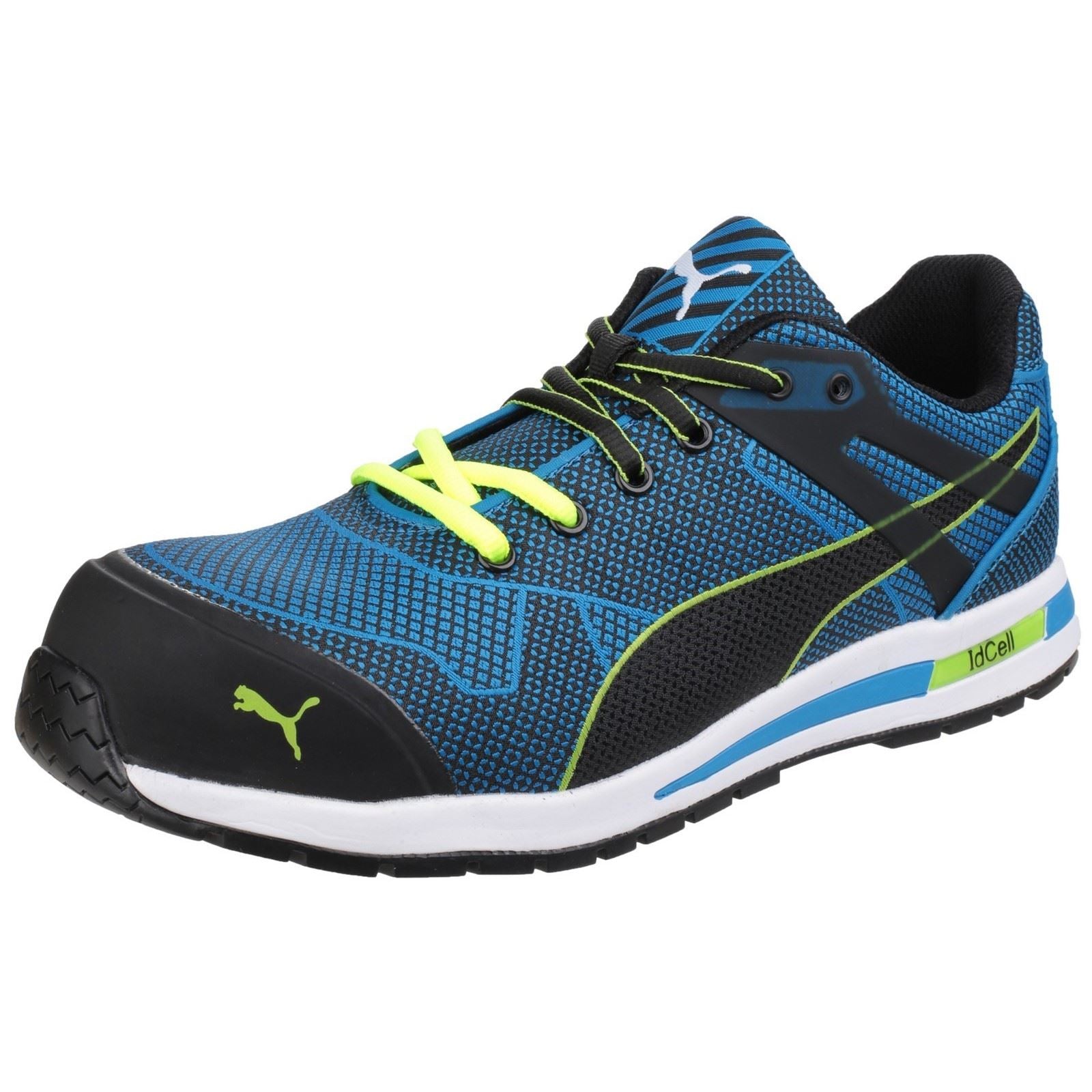 Puma Safety  Baskets De Sécurité En Textile Bleu Blaze Knit Low