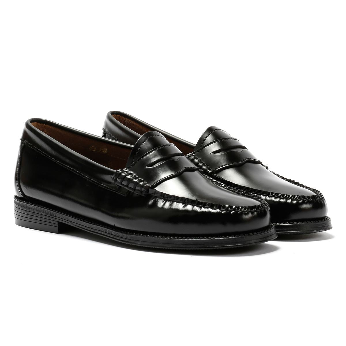 G. H. Bass Weejun II Mocassins En Cuir Pour Femmes Noirs