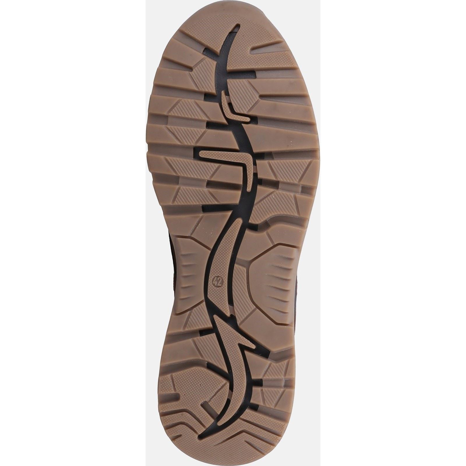 Hush Puppies Pele Chaussures À Lacets En Nubuck Marron Pour Hommes