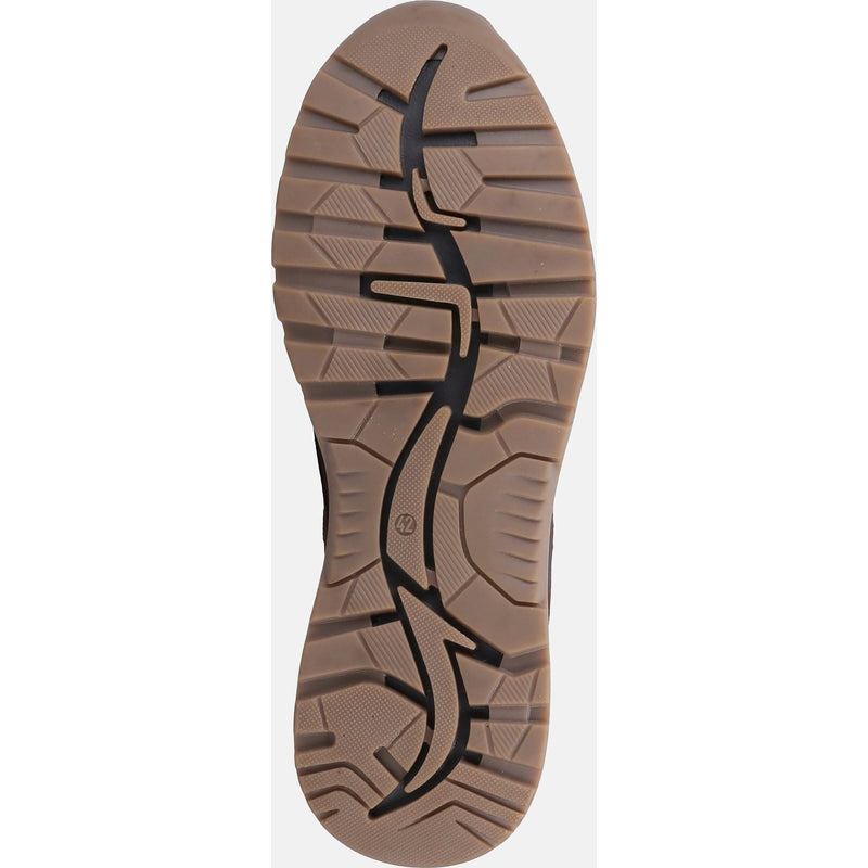 Hush Puppies Pele Chaussures À Lacets En Nubuck Marron Pour Hommes