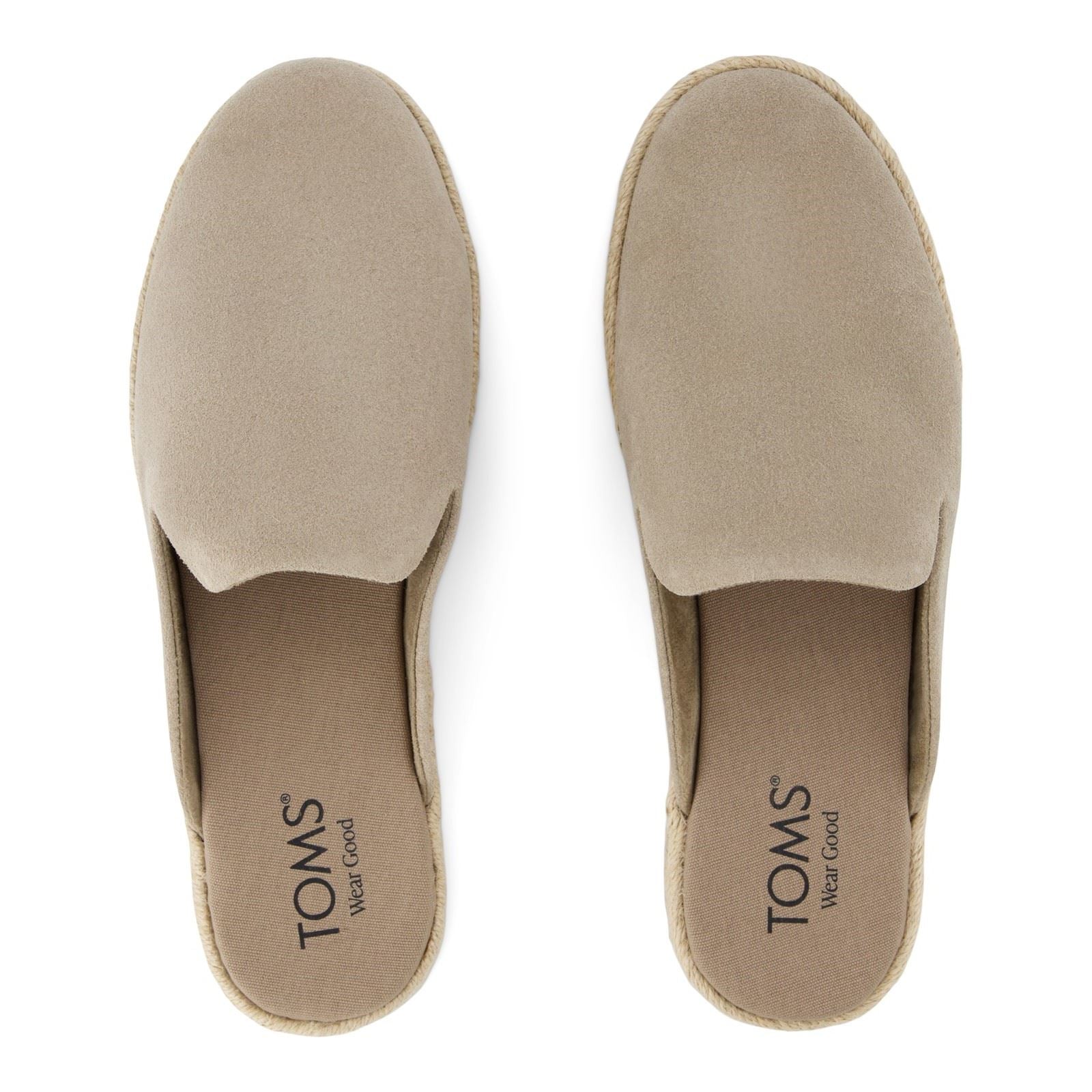 TOMS Santiago Mule Mules En Cuir Pour Femme Dune