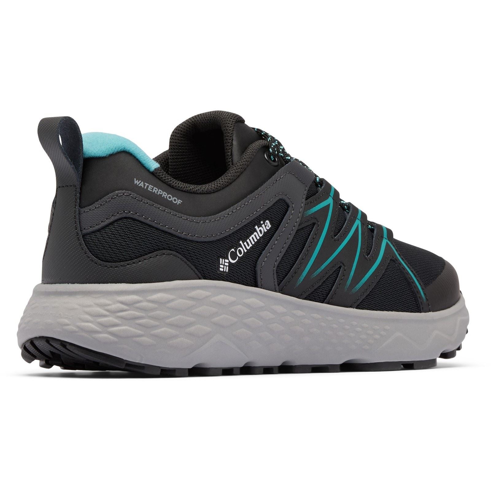 Columbia Peakfreak Roam Waterproof Bottes De Randonnée Noires/Bleues En Polyester Pour Femmes