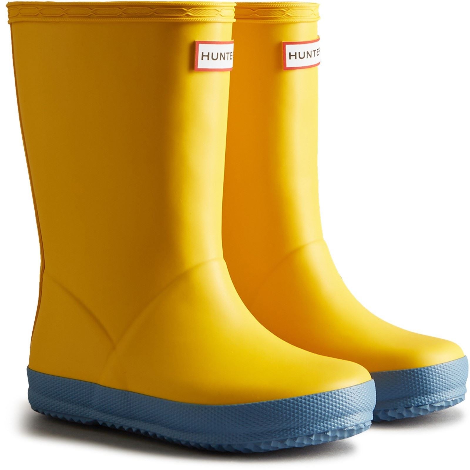Hunter Kids First Bottes En Caoutchouc Unisexe Pour Enfants Jaunes