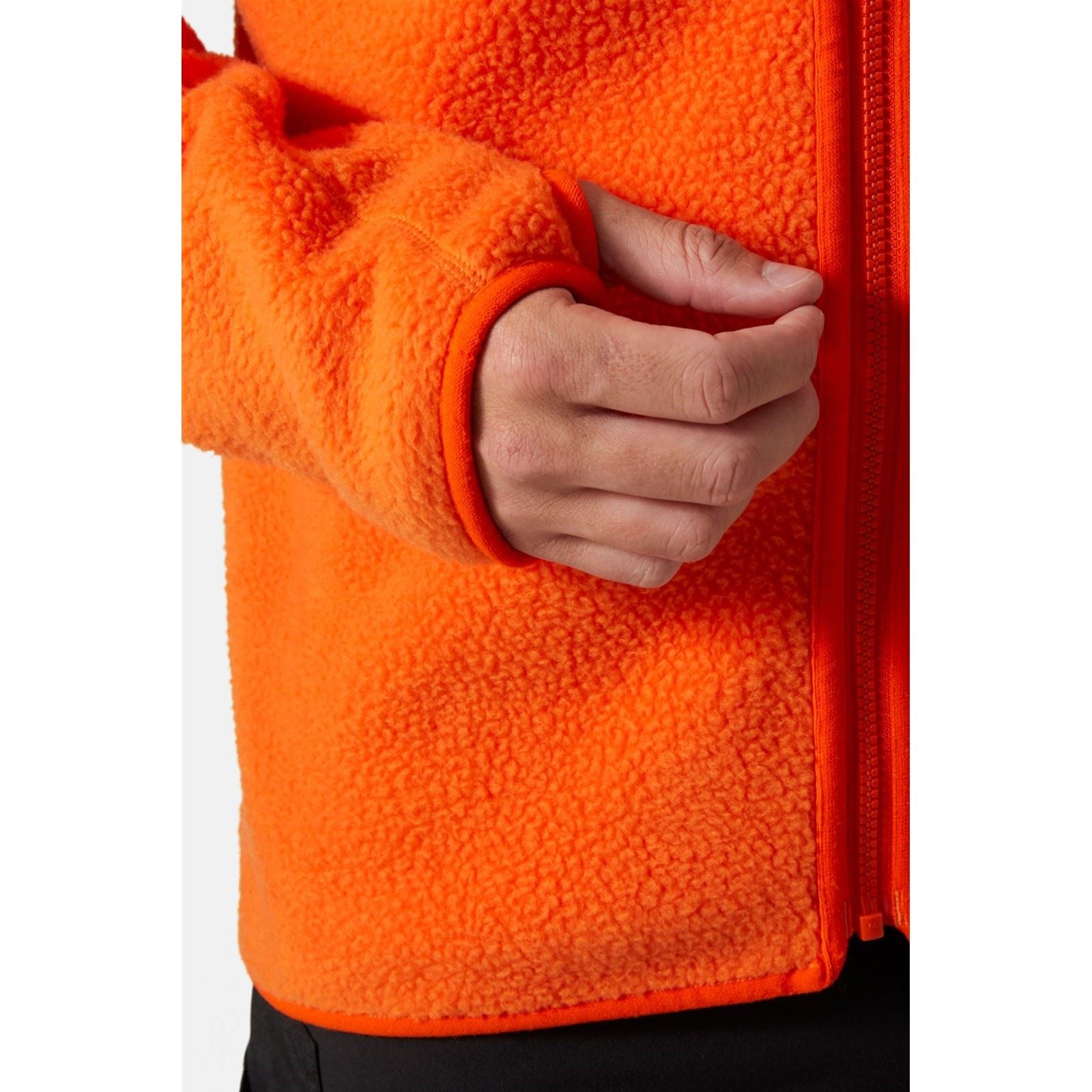 Helly Hansen Workwear Heritage Pile Hoodie Veste En Polaire Orange Pour Hommes
