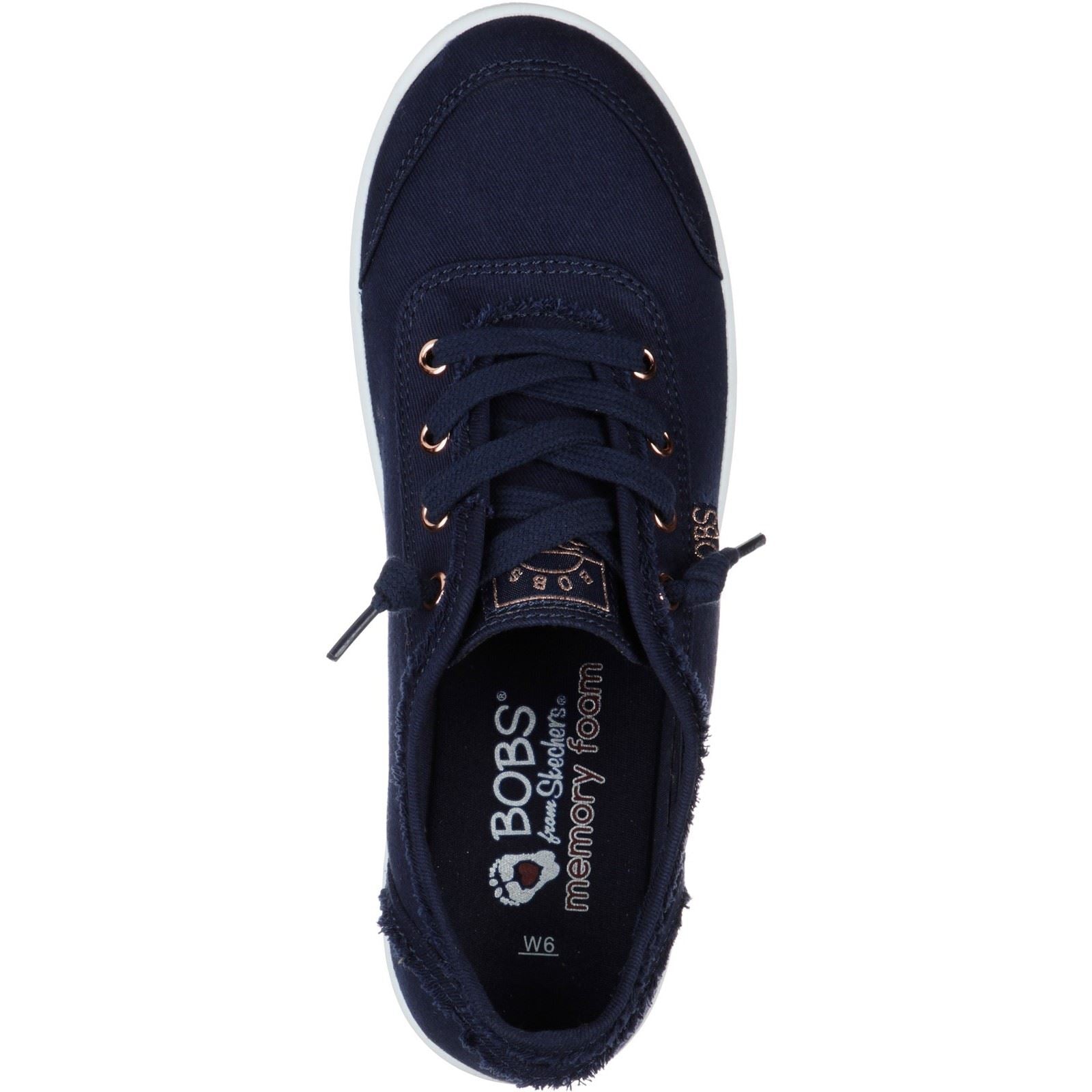 Skechers BOBS B Cute Baskets En Coton Pour Femmes, Couleur Marine