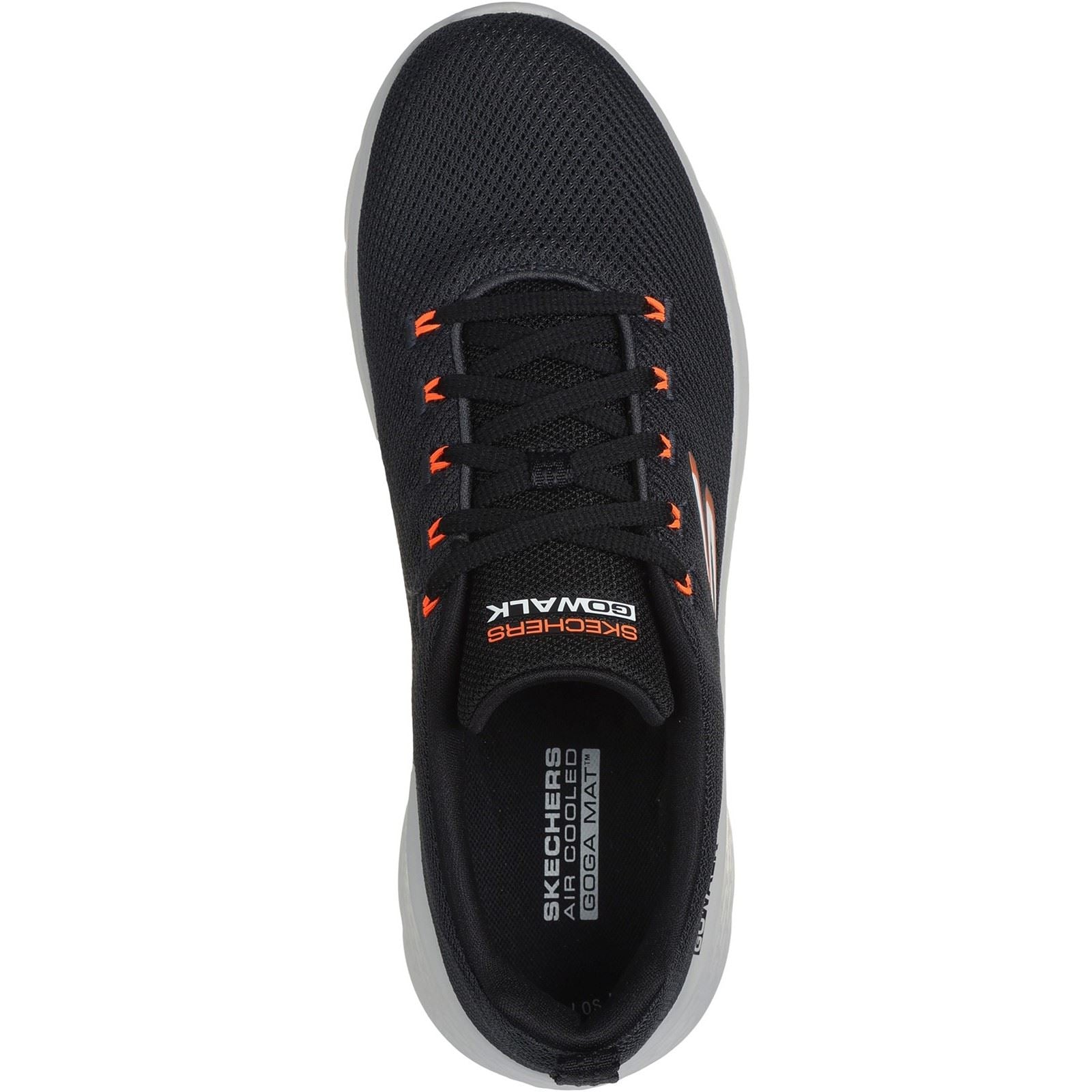 Skechers GO WALK Flex Vespid Sneakers Pour Hommes En Toile Noir / Anthracite
