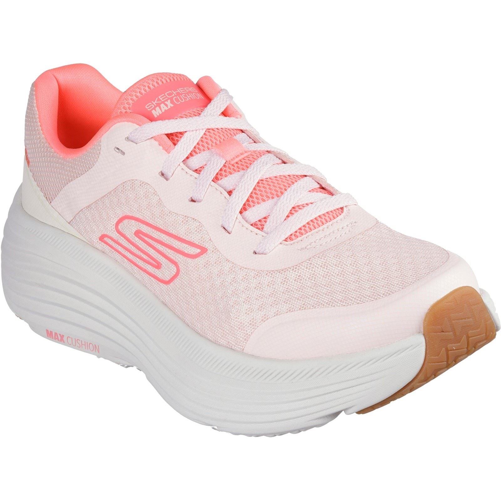 Skechers Performance Max Cushioning Endeavour Baskets Roses/corail Pour Femmes