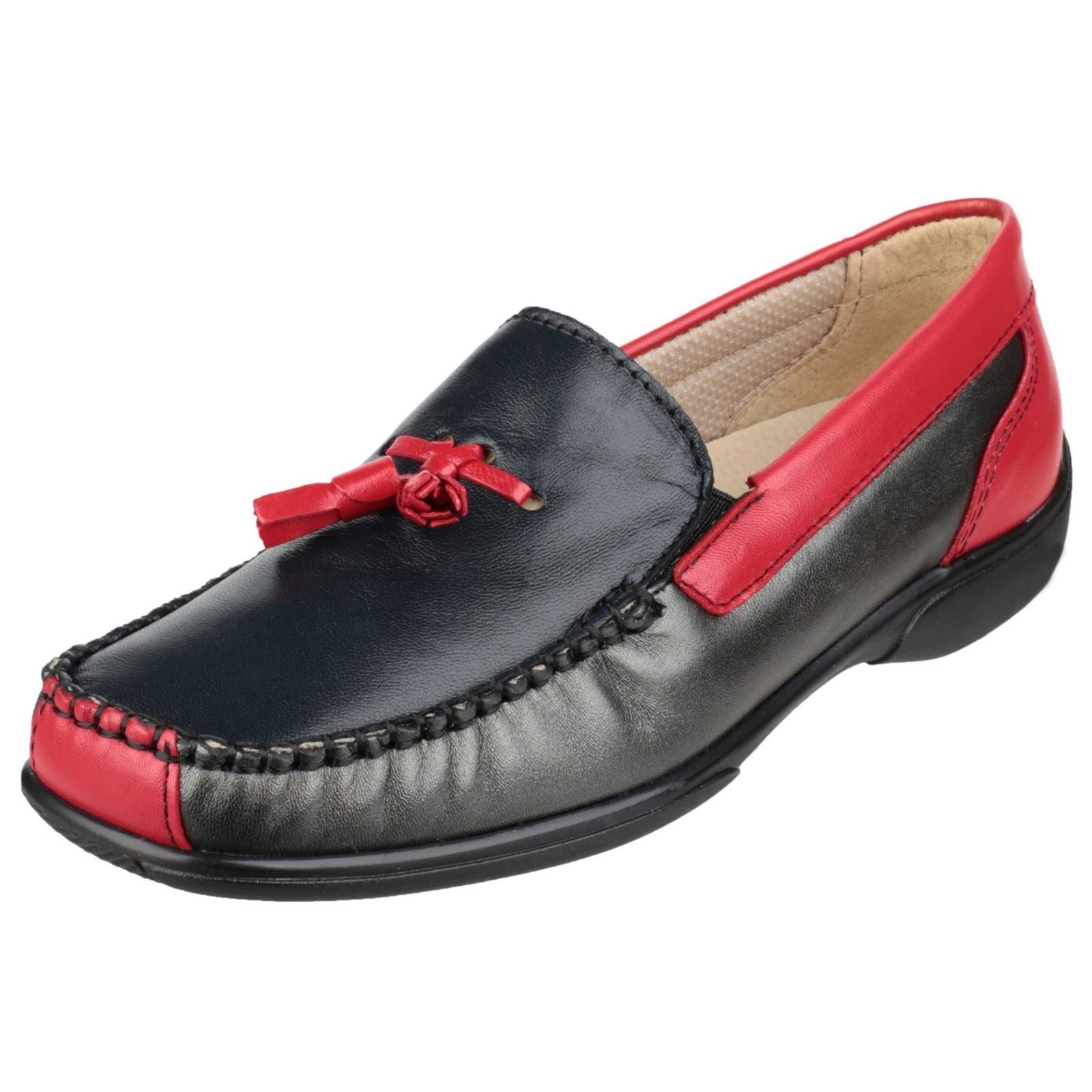 Cotswold Biddlestone Mocassins Multi En Cuir Pour Femmes