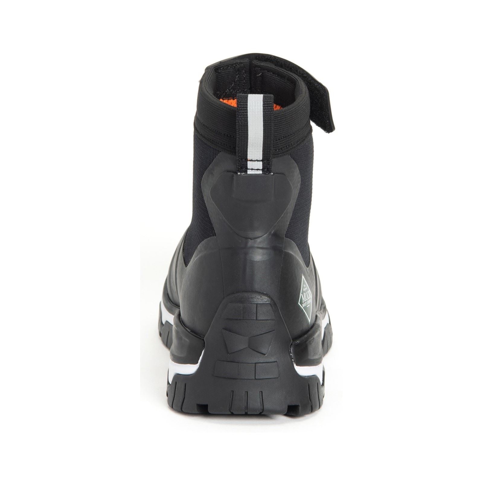 Muck Boots Apex Mid Zip Bottes En Caoutchouc Noires/Blanches Type Wellington