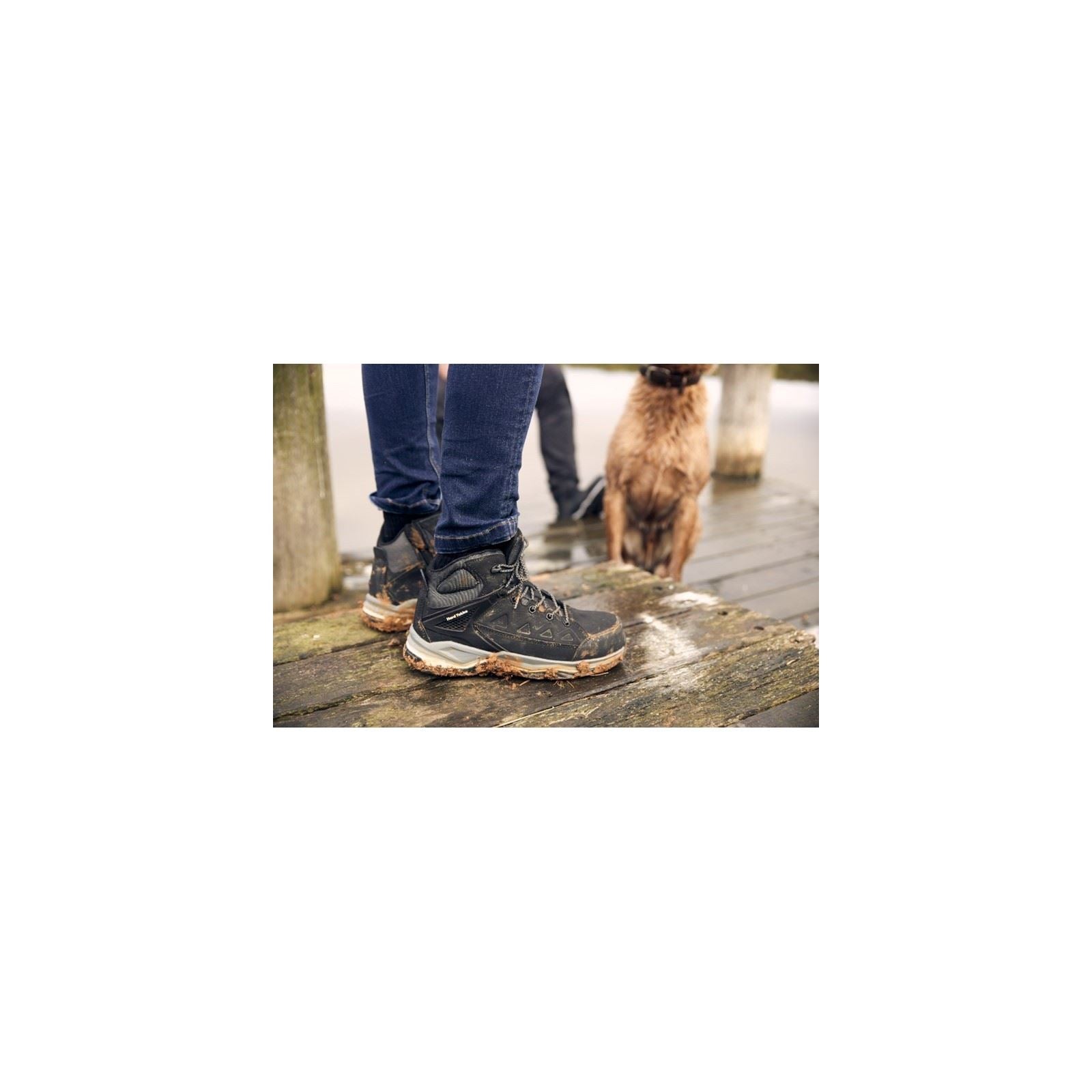 Hard Yakka  Bottes De Sécurité Noires Atomic Leather