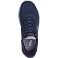 Skechers GO WALK 7 Valin Baskets Femme En Toile Bleu Marine/Lavande
