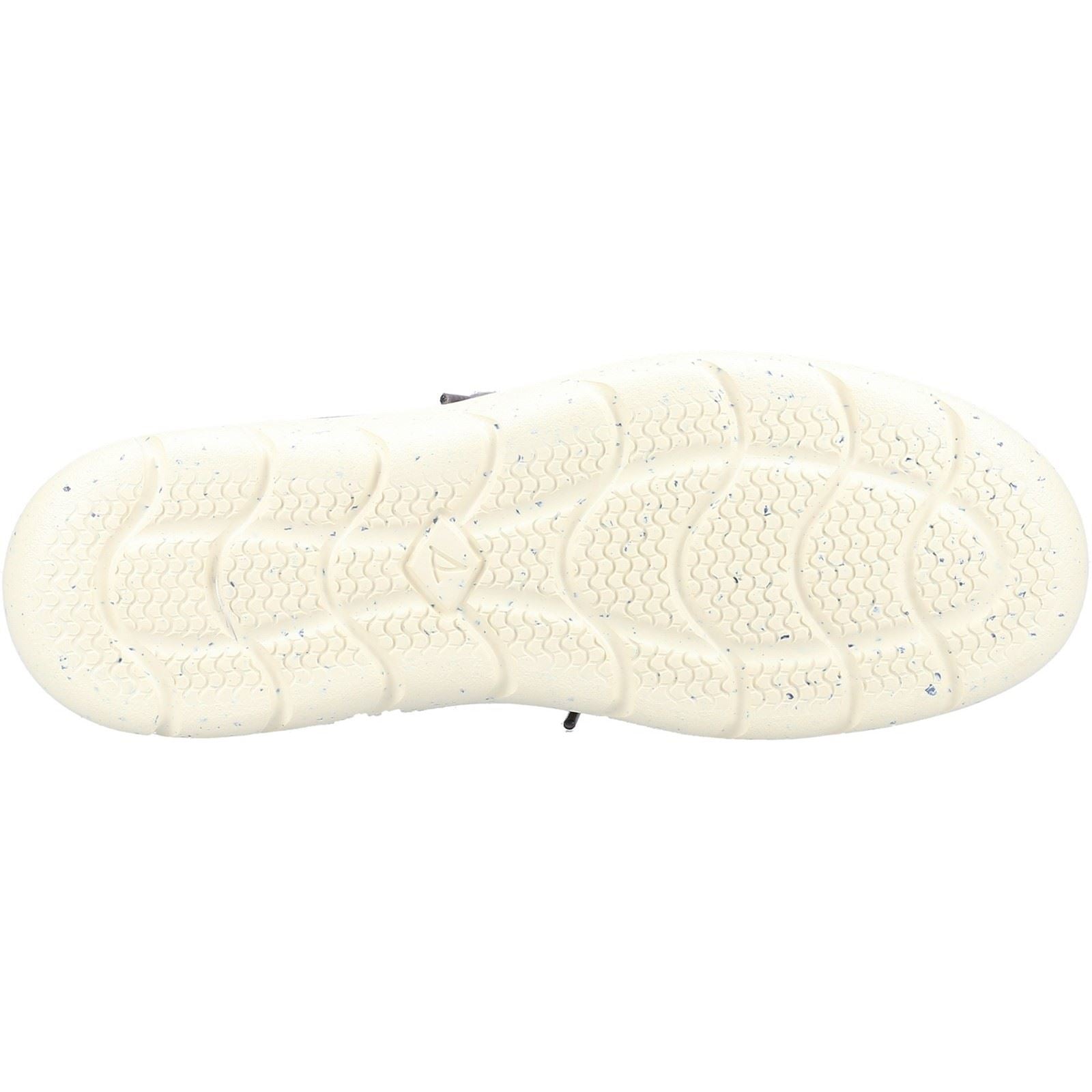 Sperry Capt Launch Moc Chaussures Grises À Lacets Pour Hommes