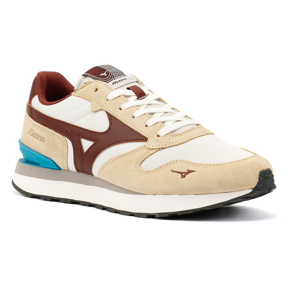Mizuno RB87 Baskets En Daim Beige