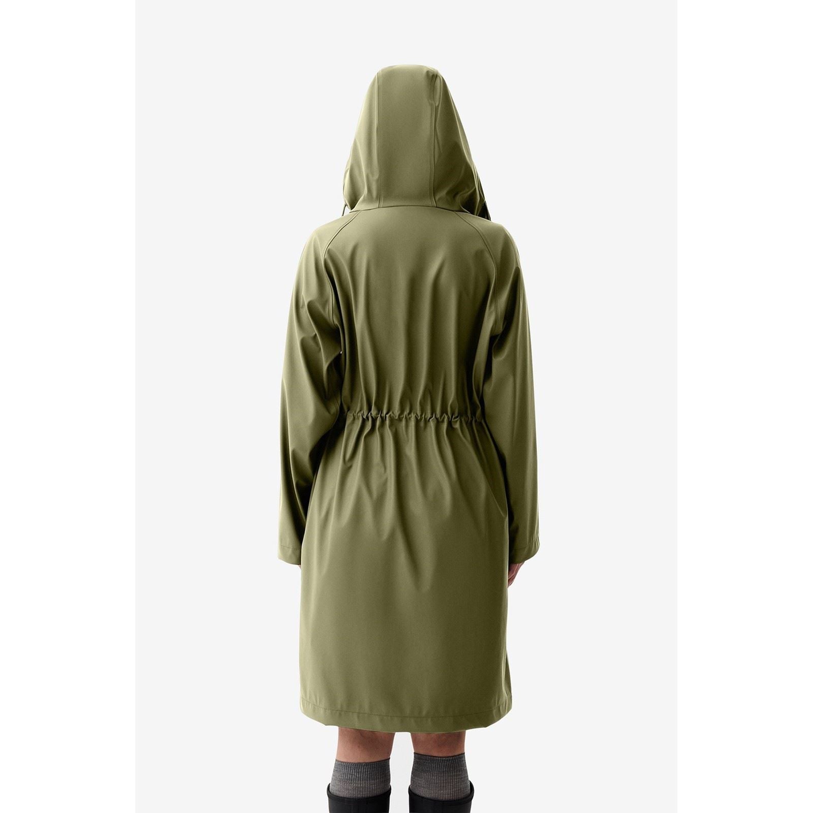 Hunter Janna Parka Manteau Parka Vert Pour Femme