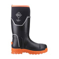 Muck Boots Grit S5 Bottes En Caoutchouc Pour Homme Noir/Orange