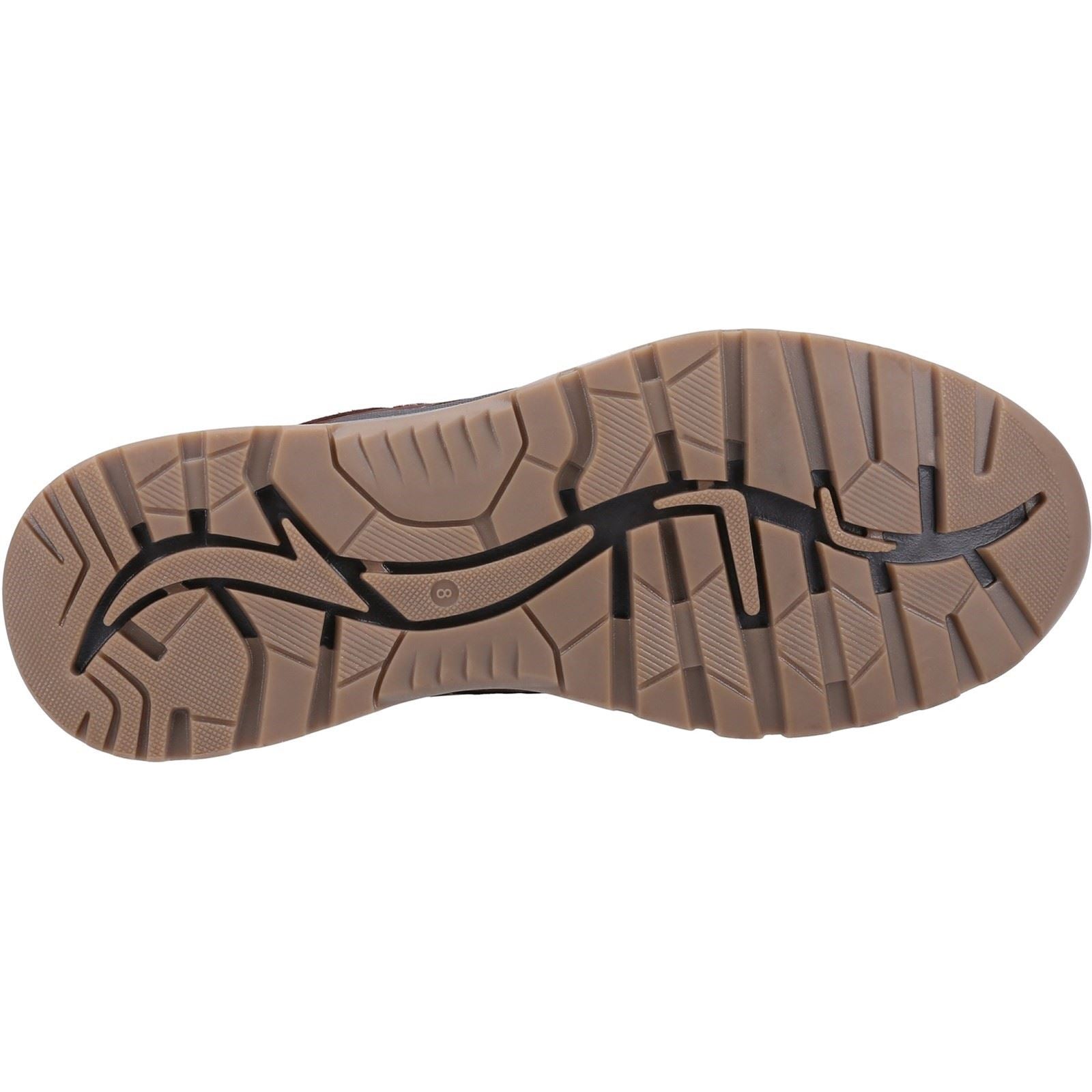 Hush Puppies Pele Chaussures À Lacets En Nubuck Marron Pour Hommes