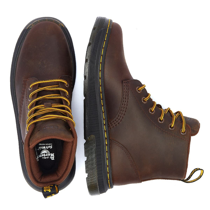 Dr. Martens Bottes Chukka Crewson Crazy Horse Marron Foncé