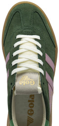 Gola Athena Baskets Vertes Pour Femmes Suede