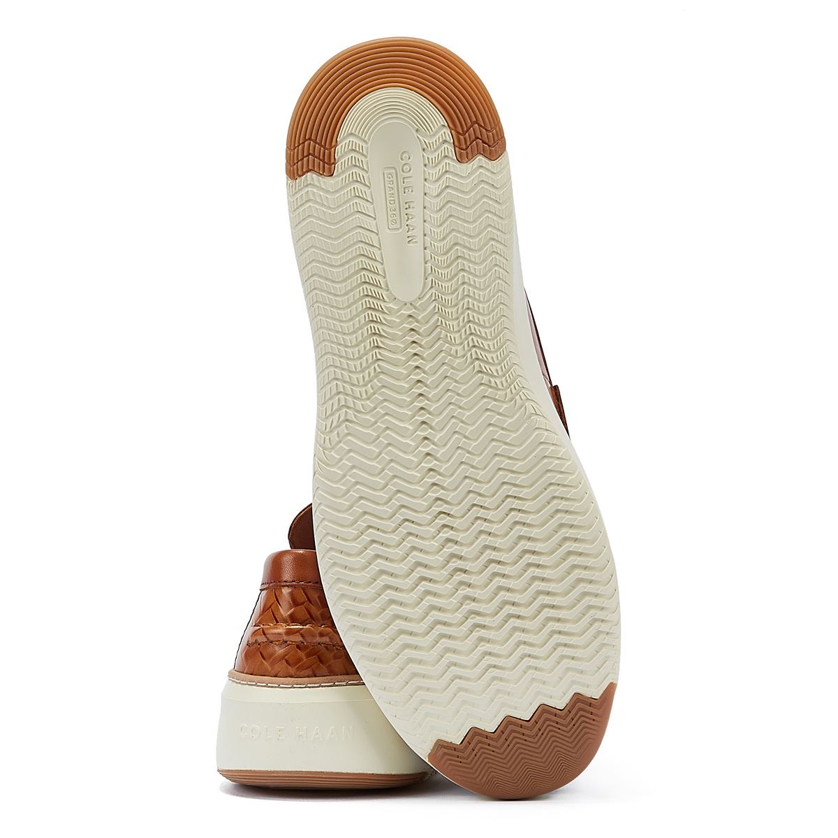 Cole Haan Mocassins En Cuir Pour Hommes Couleur Brune