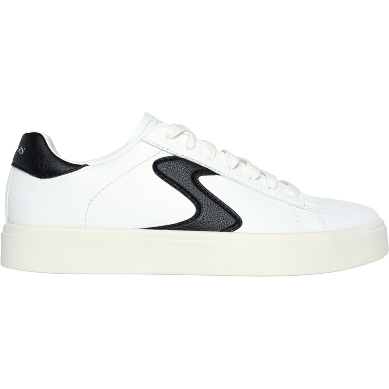 Skechers Eden LX Beaming Glory Baskets Blanches/Noires Pour Femmes En Synthétique