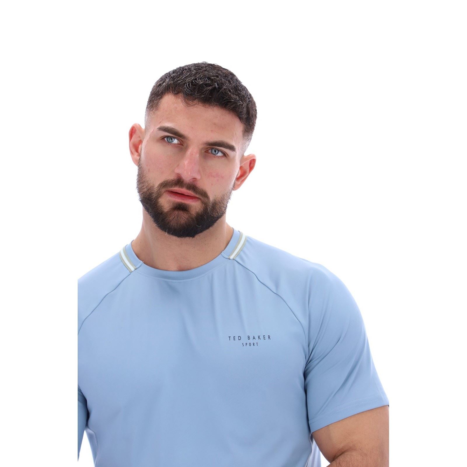 Ted Baker HARRISON TBMTA251 T-Shirts De Sport Pour Hommes En Polyester Bleu