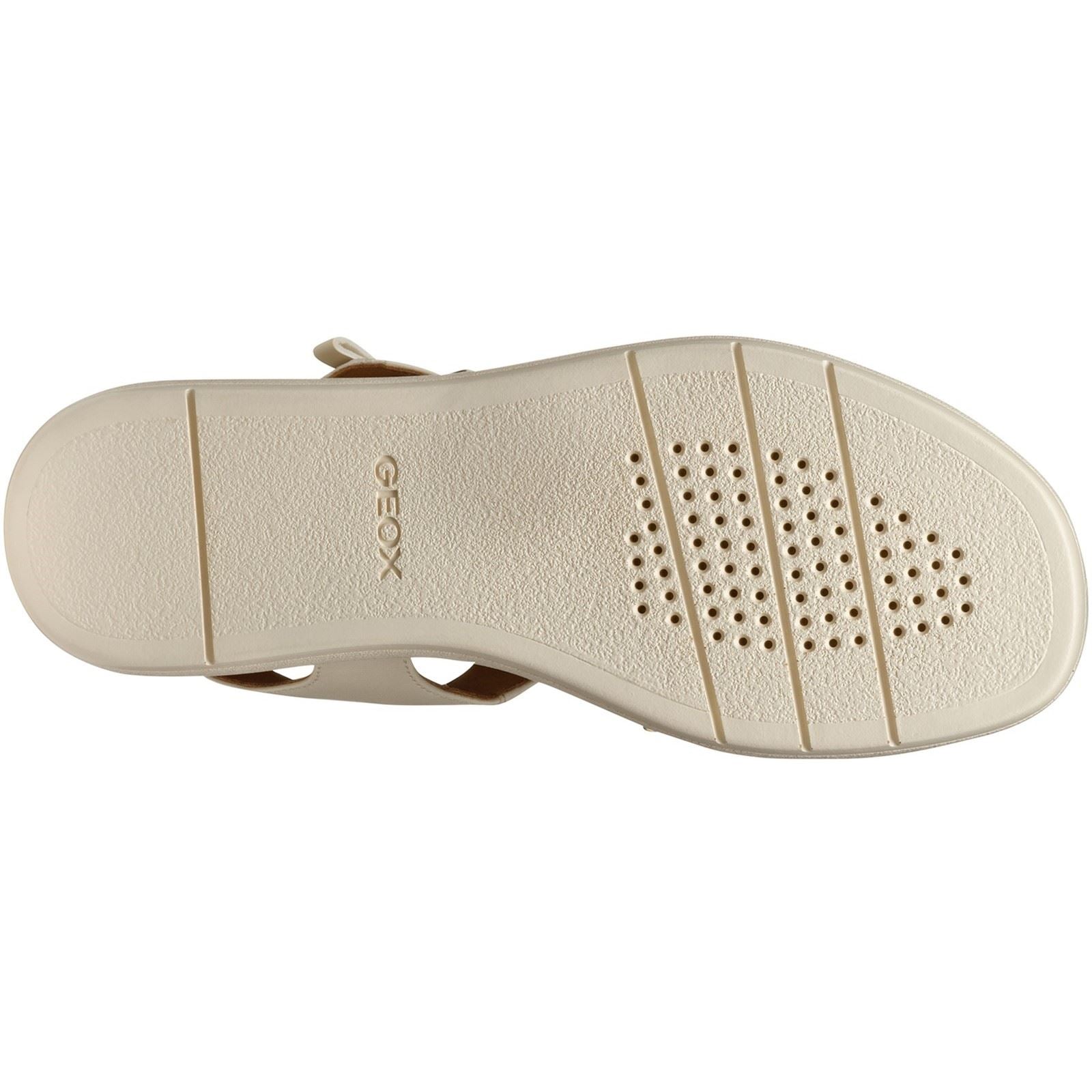 Geox D CAMALEI Sandales En Polyuréthane Synthétique Pour Femmes En Papyrus