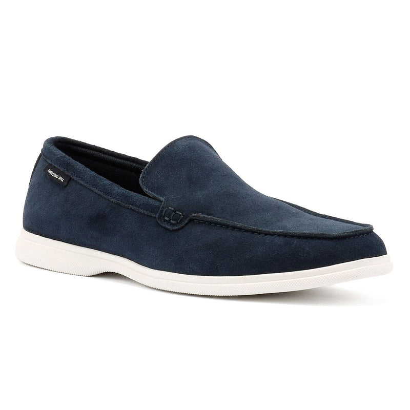 Ben Sherman Amarillo Chaussures Basses Bleues Pour Hommes En Suède