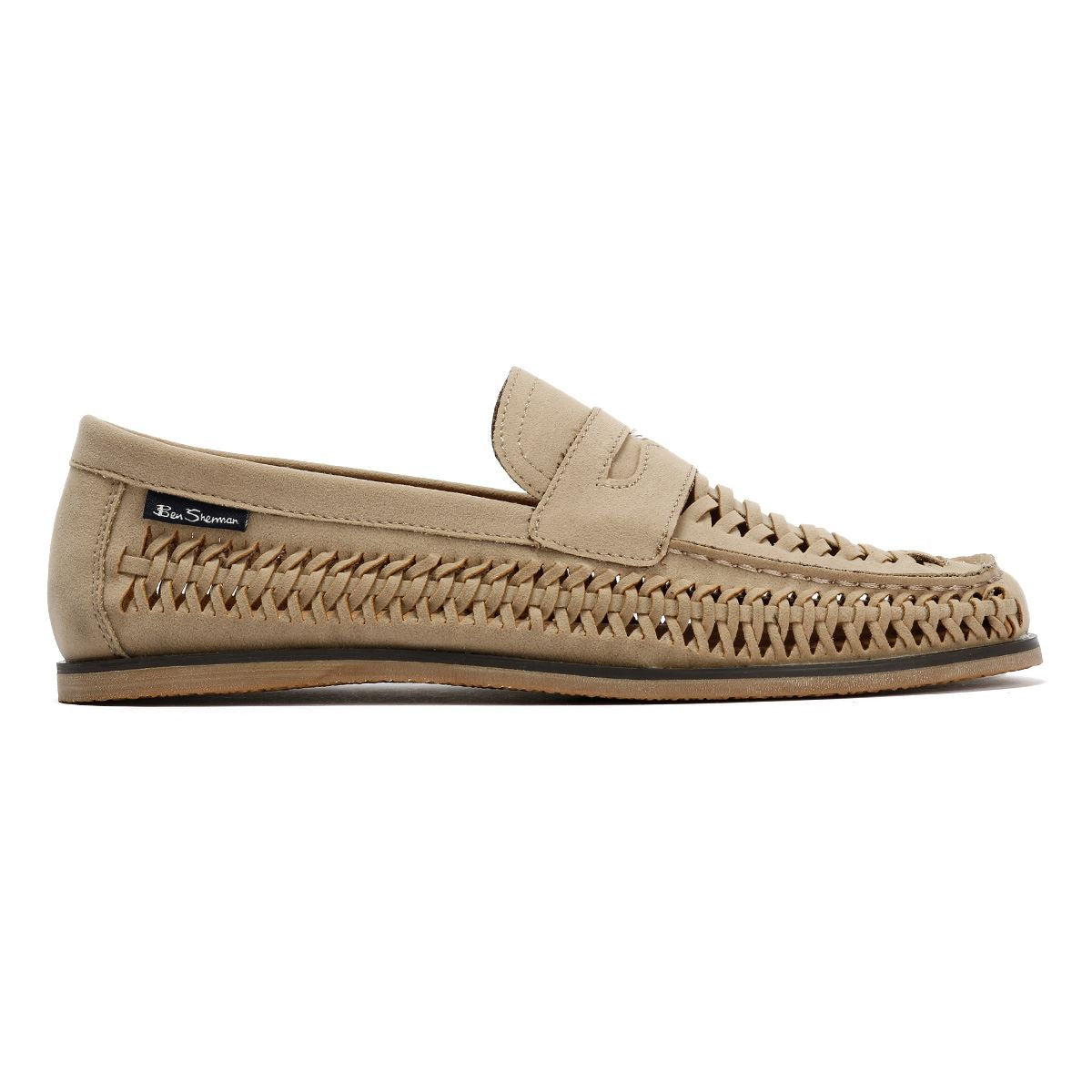 Ben Sherman Miami Mocassins Gris Pour Hommes