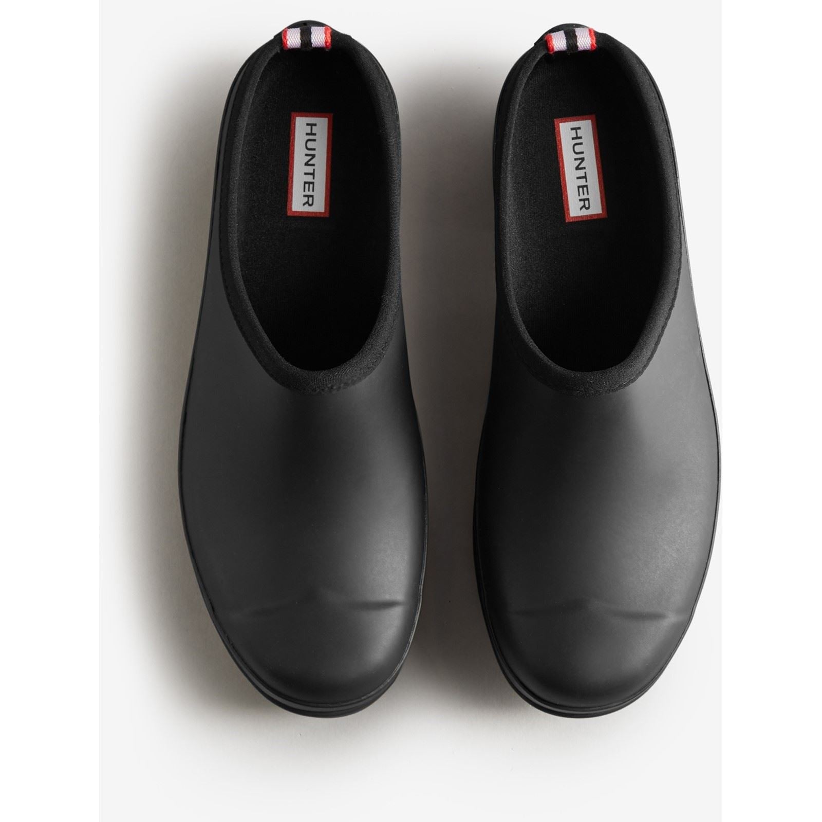 Hunter Play Clog Chaussures De Jardin Homme En Caoutchouc Noir