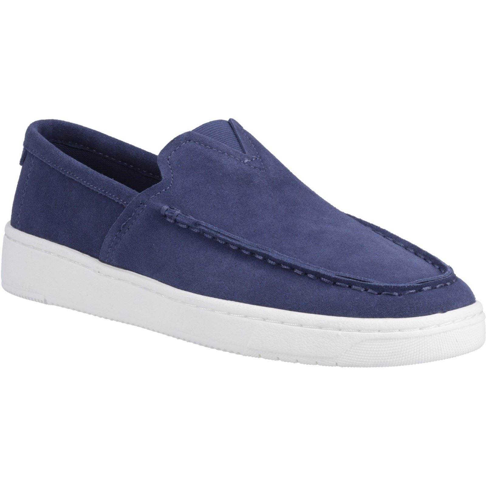 TOMS TRVL Lite Espadrilles En Cuir Pour Hommes Bleu Cadet