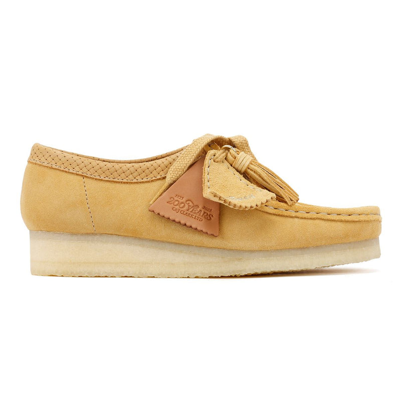 Clarks Originals Wallabee Chaussures Marron Pour Femme En Suède