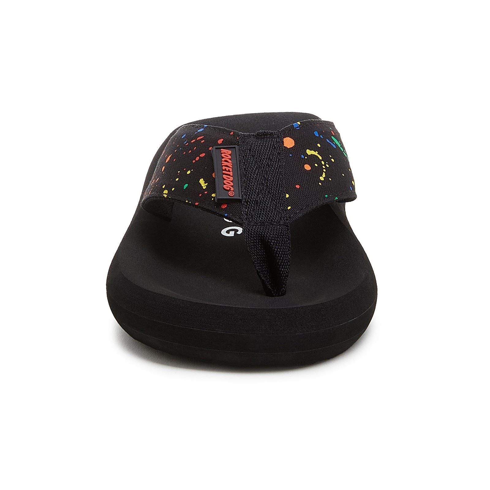 Rocket Dog Spotlight Splash Sandales En Coton Pour Femmes Noires/Multicolores